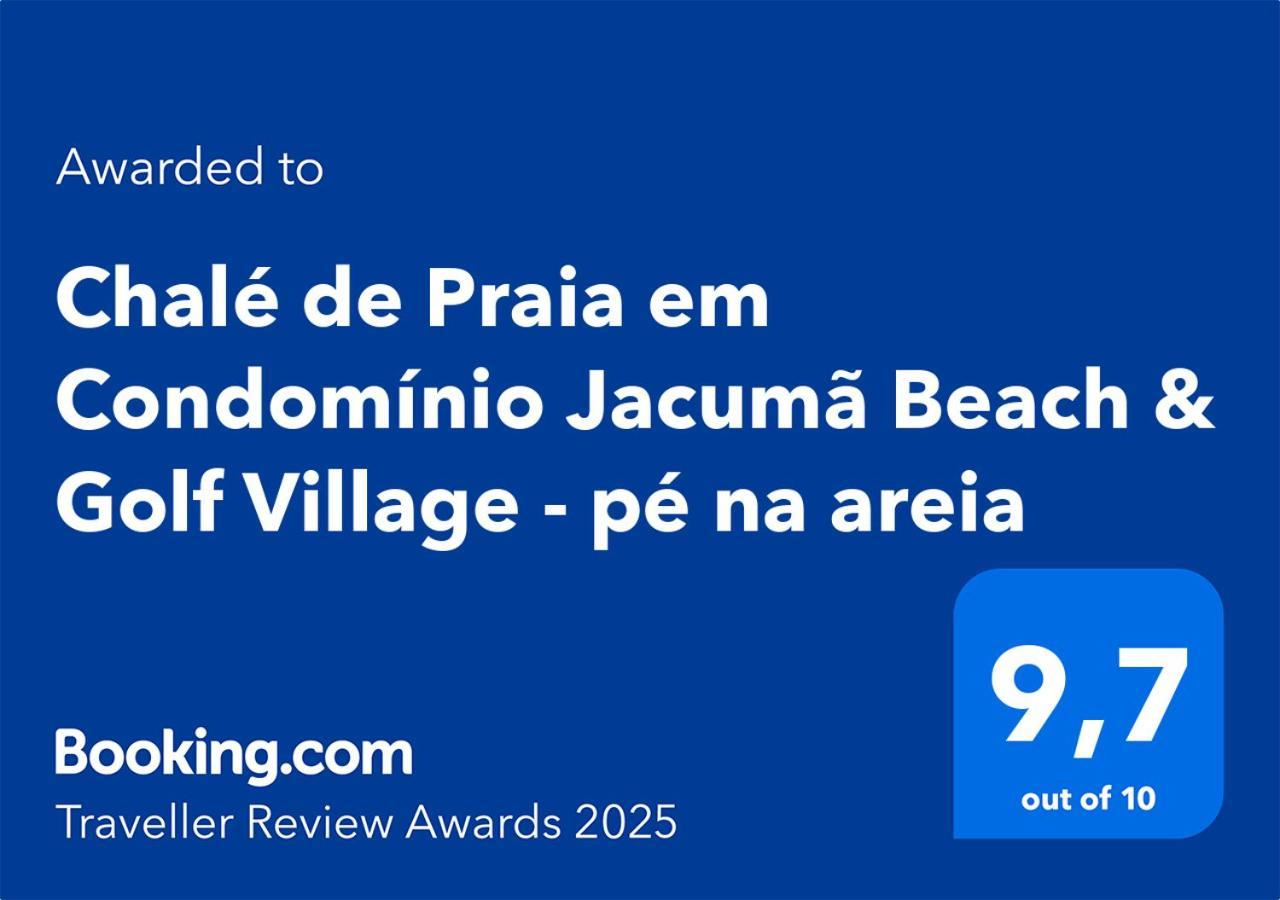 Chale De Praia Em Condominio Jacuma Beach & Golf Village - Pe Na Areia Экстерьер фото